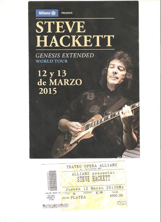 Portada de programa y entrada.